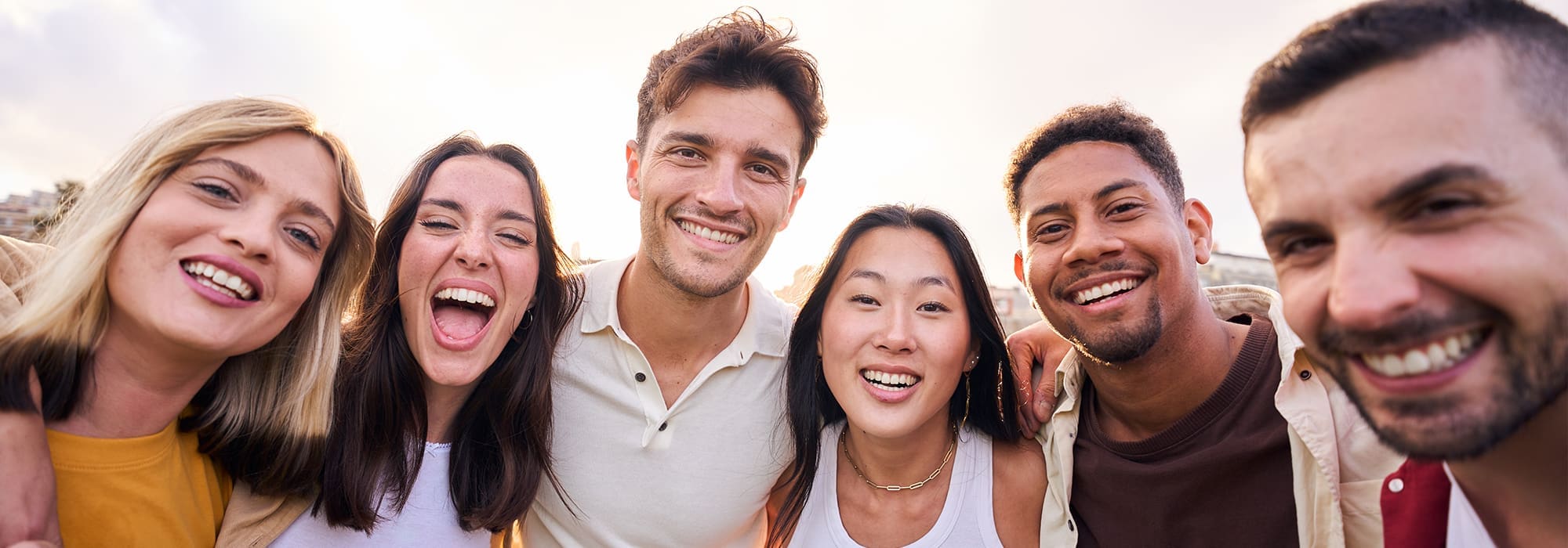 Group of friends smiling together - Lakeway Cosmetic & Family Dentistry, Lakeway, Texas